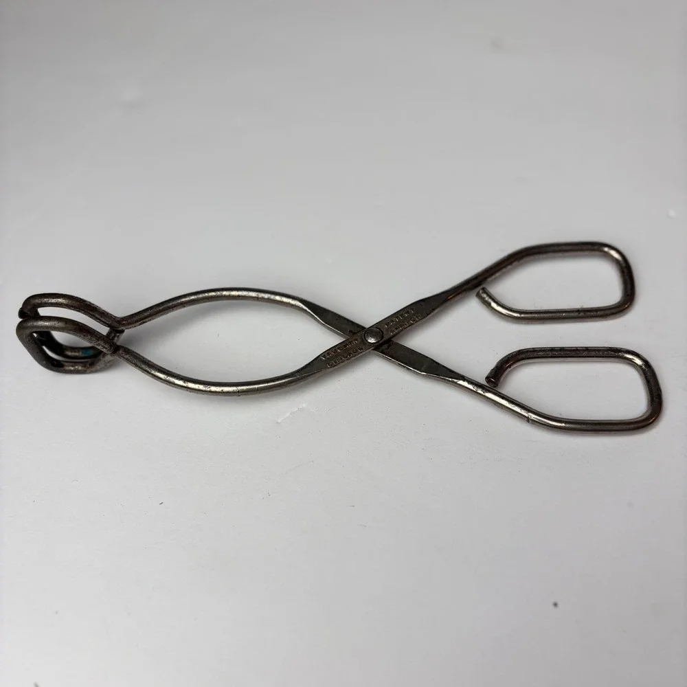 Vintage Vaughan Chicago Vintage Metal Scissor Tong Cottage Core